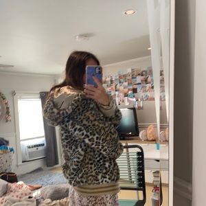 Cheetah print jacket